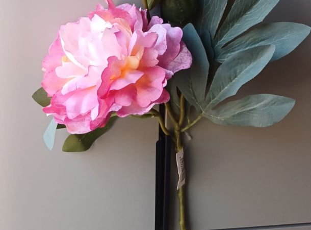 Hortensia blanca flor de 25cm