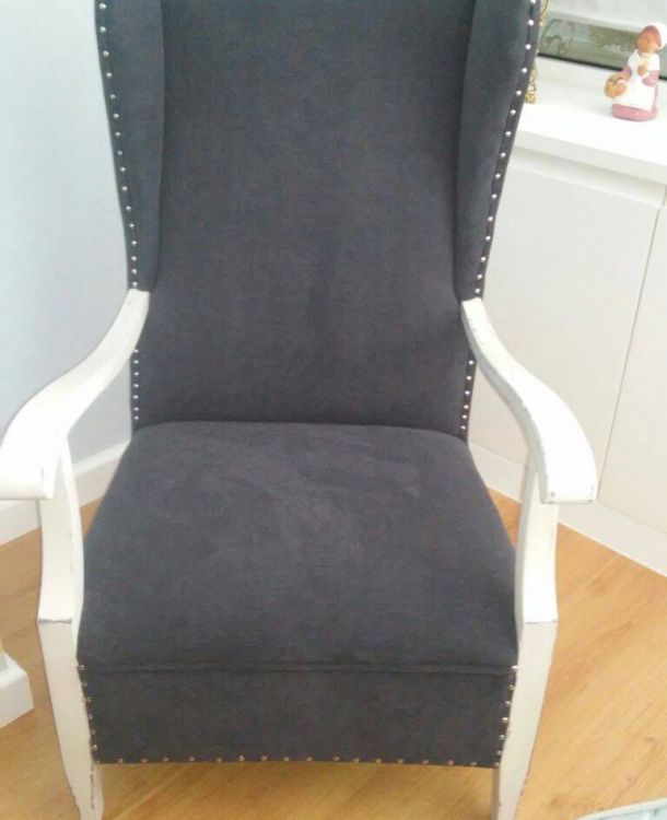 Imagen de asiento antiguo antes de restaurar  