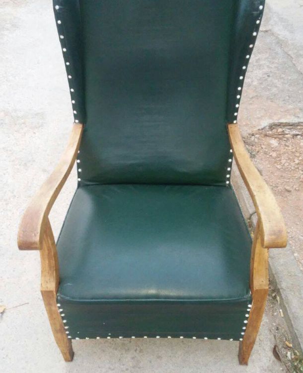 Imagen de asiento antiguo después de restaurar  